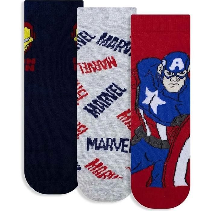 Lot de 3 Paires de Chaussettes Garçon MARVEL 