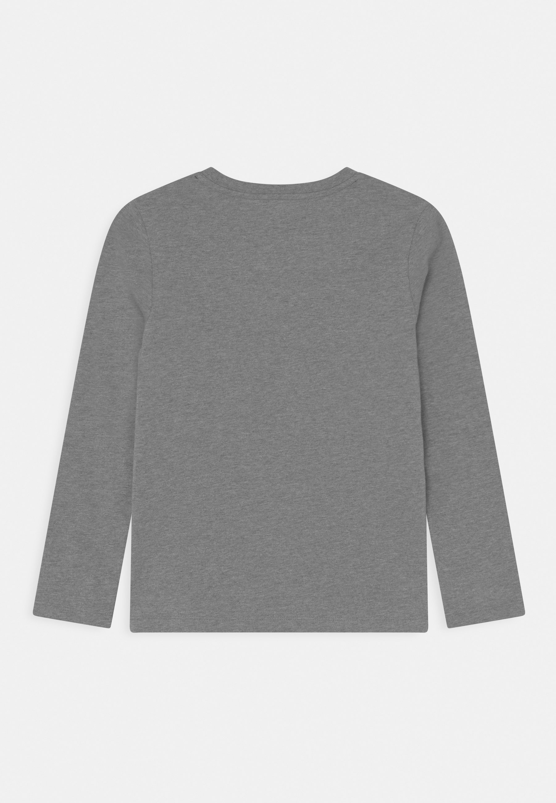 Lot de 2 t-shirts Tommy Hilfiger unisexes à manches longues - Gris chiné moyen/noir