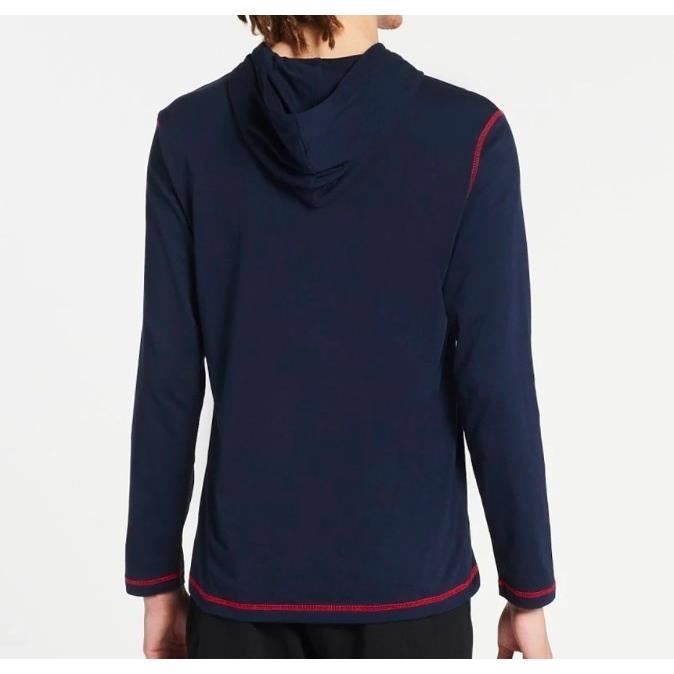 Tommy Hilfiger Men's Navy Hooded Tracksuit Pullover Pyjamas