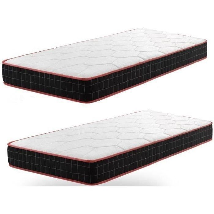 COMFORT Matras 90x190 cm - TEENO - traagschuim - stevige ondersteuning - 16 cm dik