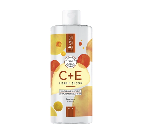 Lirene C   E Vitamin Energy wzmacniający płyn micelarny 3w1 400 ml