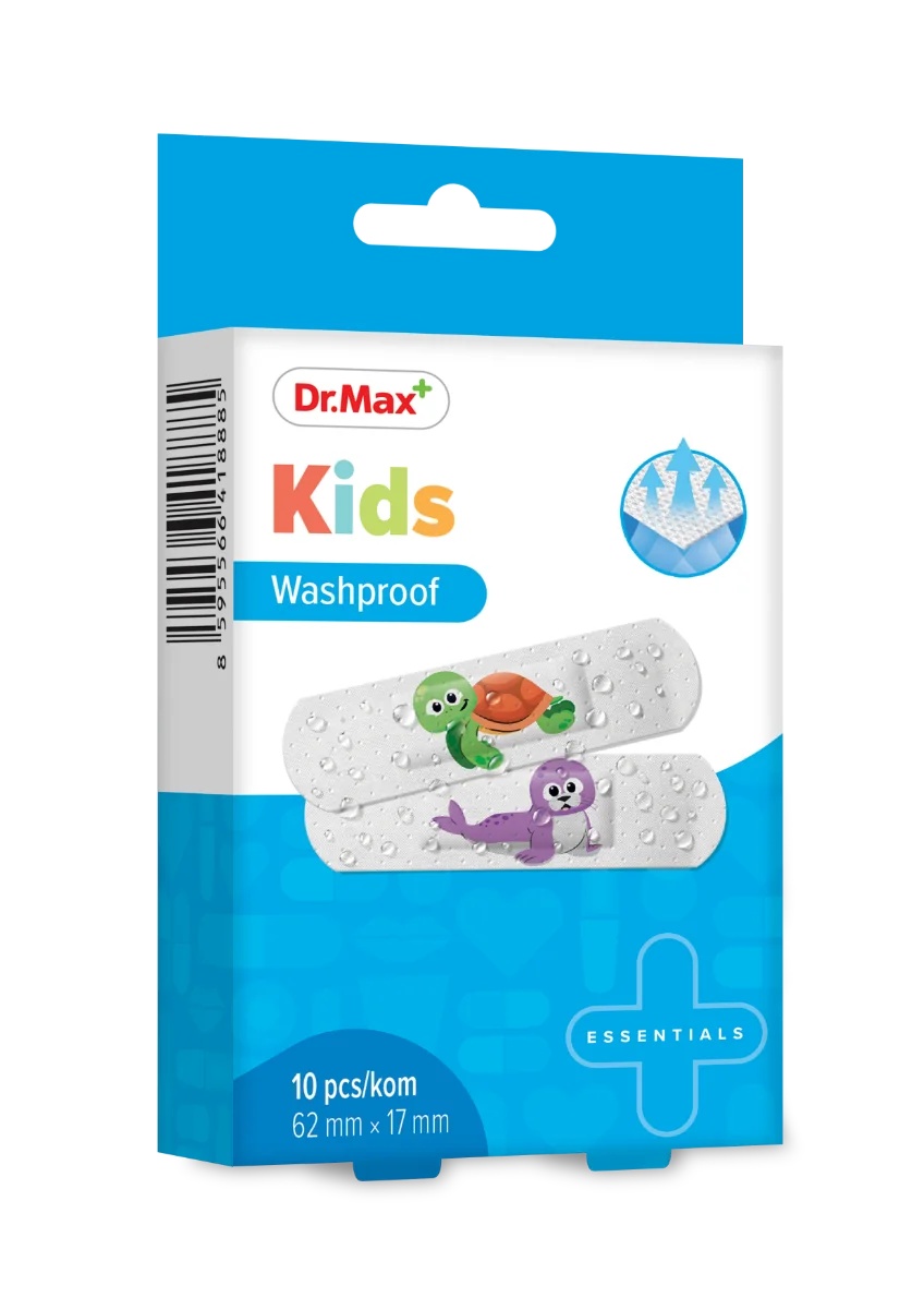 DR. MAX Dr.Max Kids waschbare Pflaster 62 x 17 mm 10 Stück für Kinder