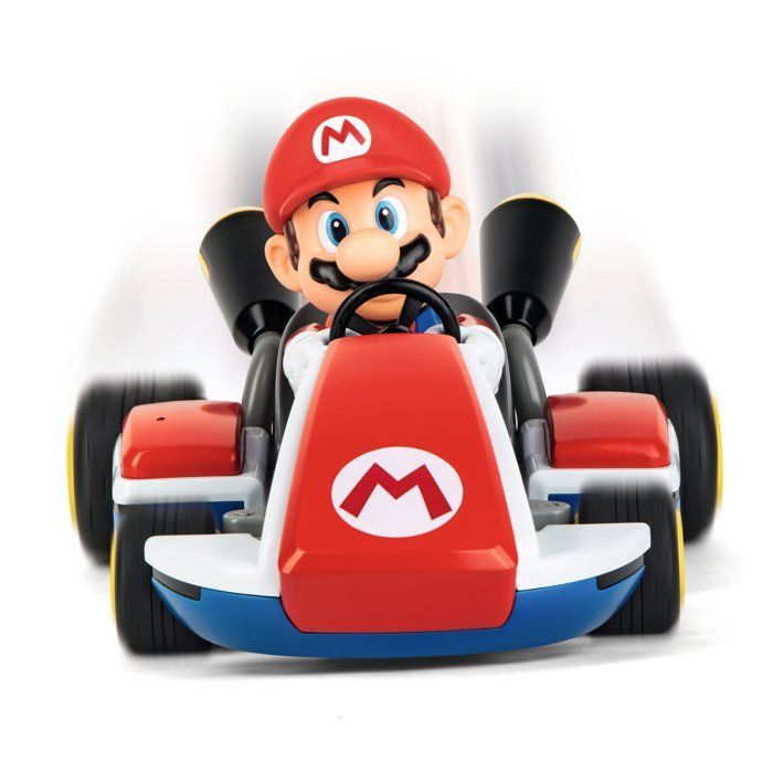 Carrinho de Controle Remoto - Mario - Kart de Corrida Ativado por Som - CARRERA - Mario Kart™ - 2,4 GHz - Escala 1:16 - Para maiores de 6 anos