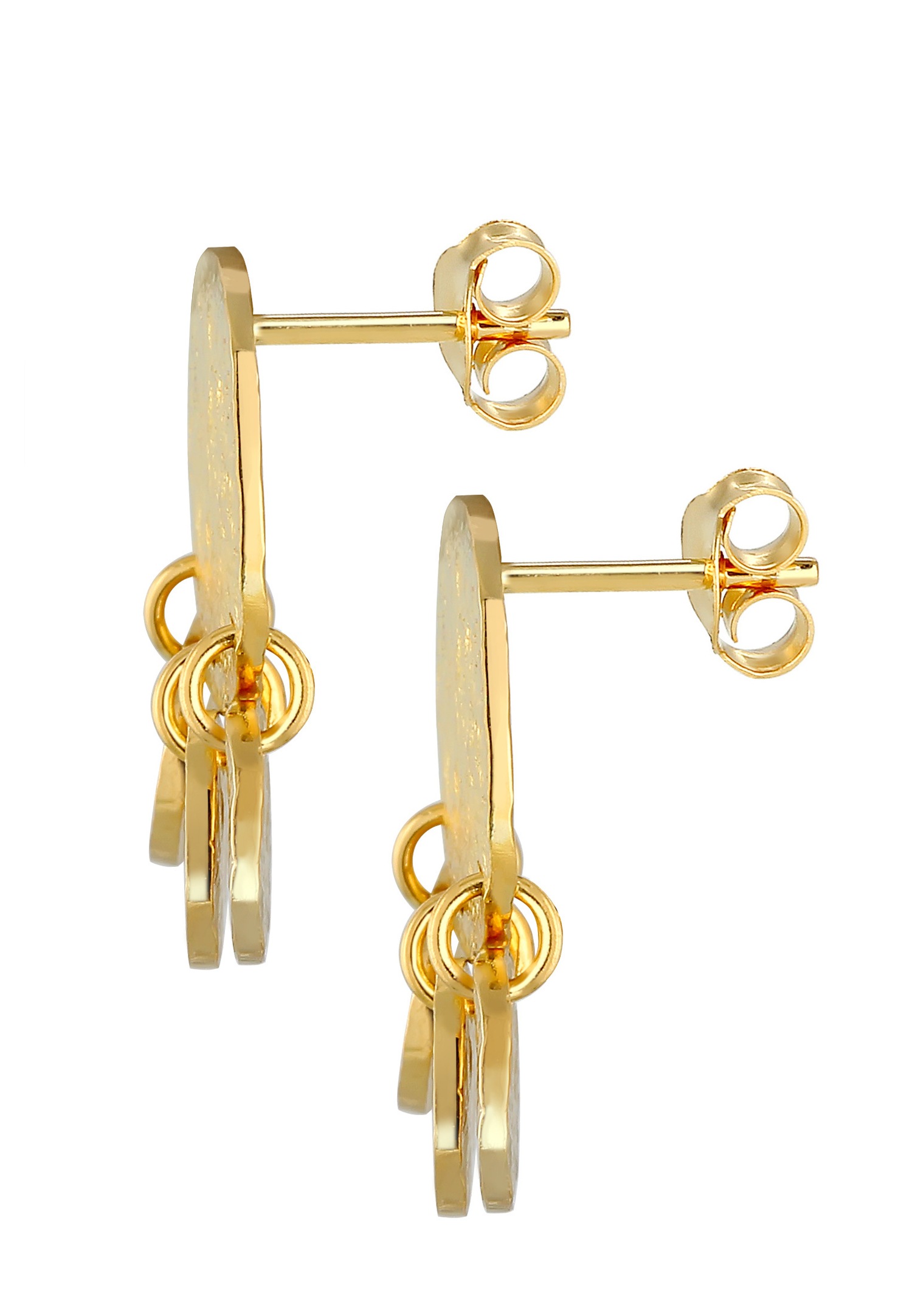 Elli Plaquettes Géo Boucles d'Oreille Femme - (925/1000) Argent