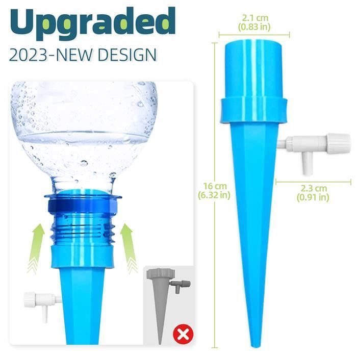 Kit di irrigazione a goccia - 20 flaconi - Regolabile - Automatico - Resistente