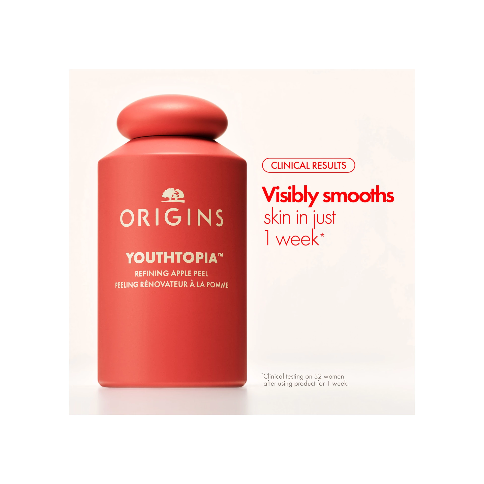 Youthtopia Refining Apple Peel Toner & Exfoliator 100 ml - Origins