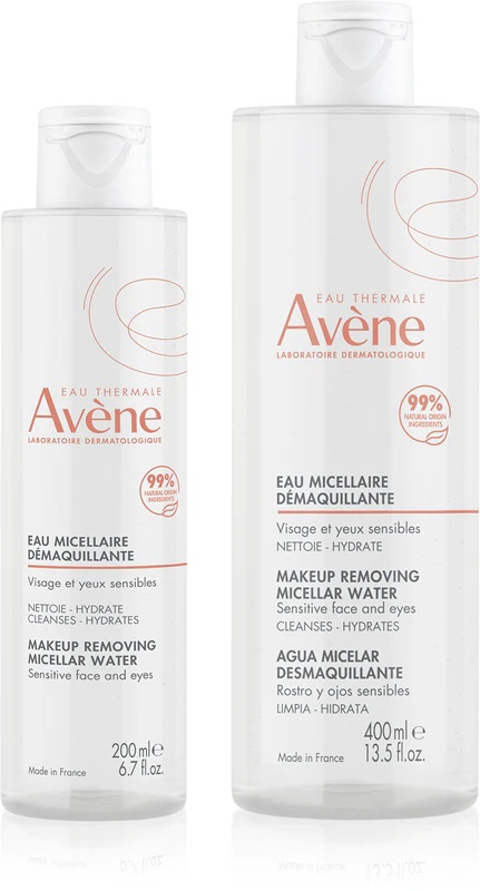 „Avène Eau Micellare Duo“ – patogi pakuotė tobulam odos valymui