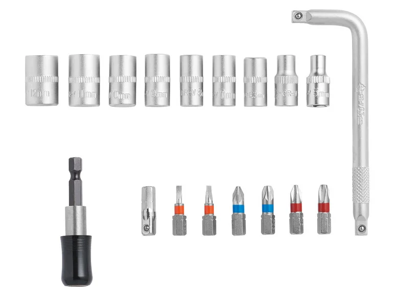 Acessórios PARKSIDE® Perçage, 18 peças