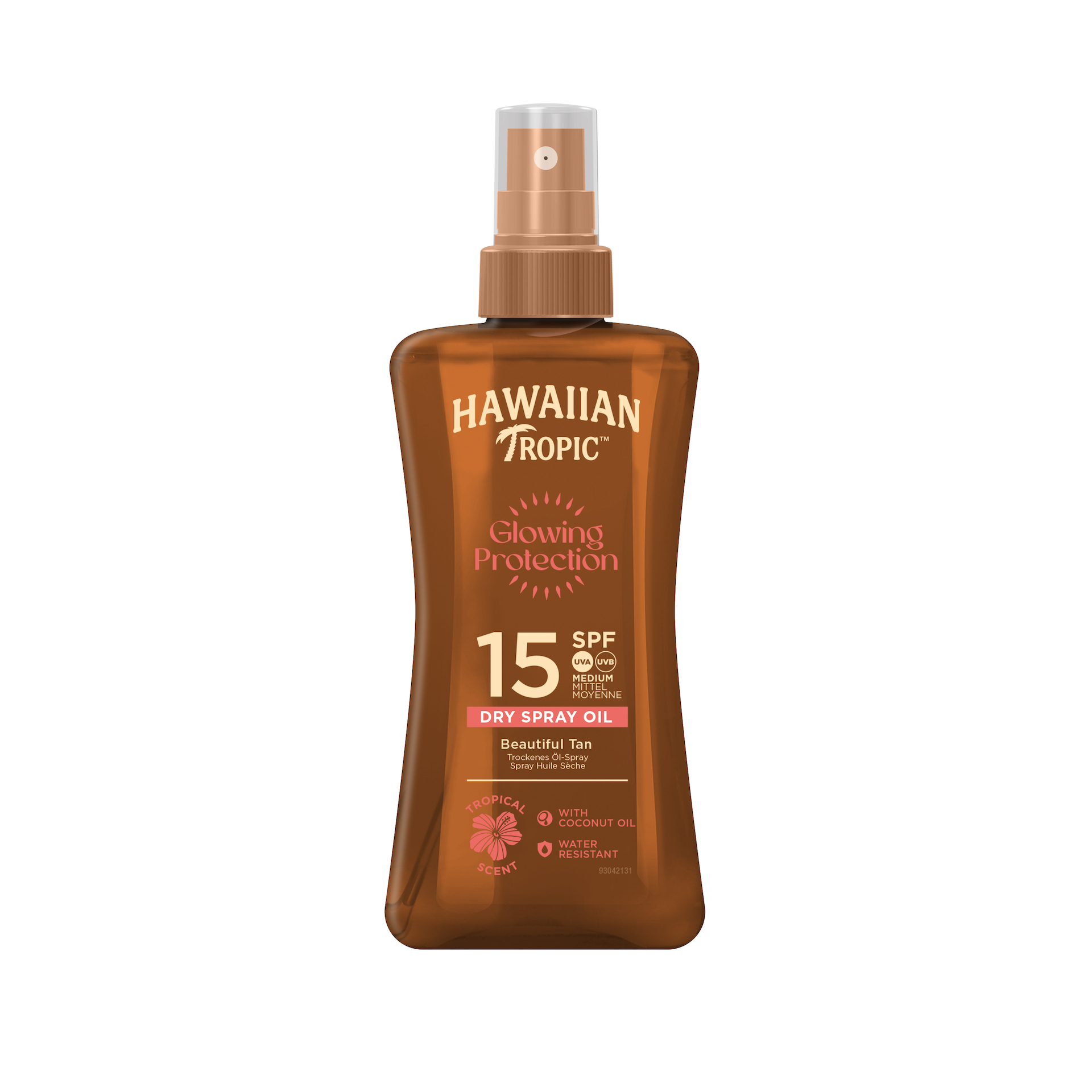 Rozświetlający olejek w sprayu SPF15 200 ml - Hawaiian Tropic