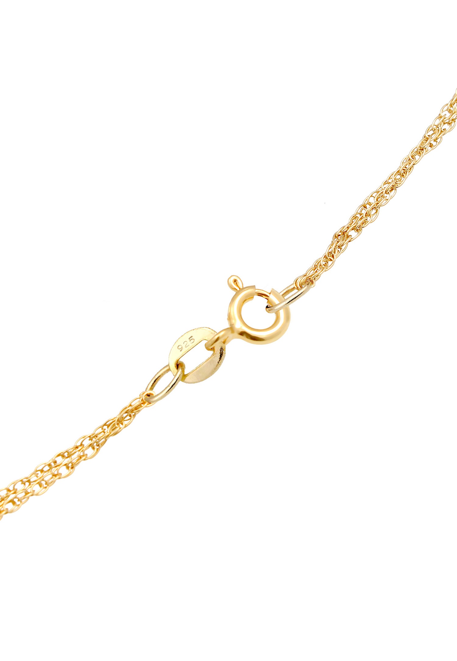 Elli Coquillage Pendentif A Couche Été Plage Collier Femme - (925/1000) Argent Plaqué Or