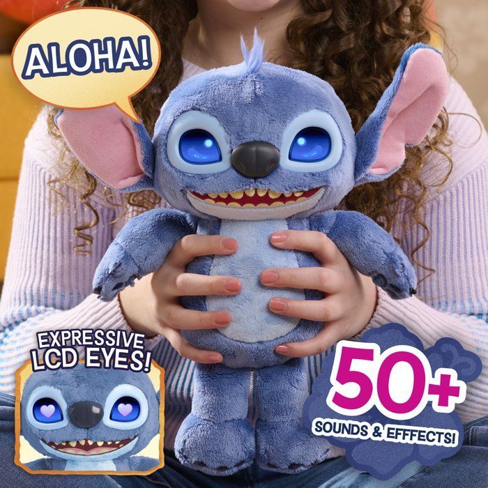 Peluche de Stitch de Many Moods - Película de acción real - 30 cm - Para mayores de 5 años