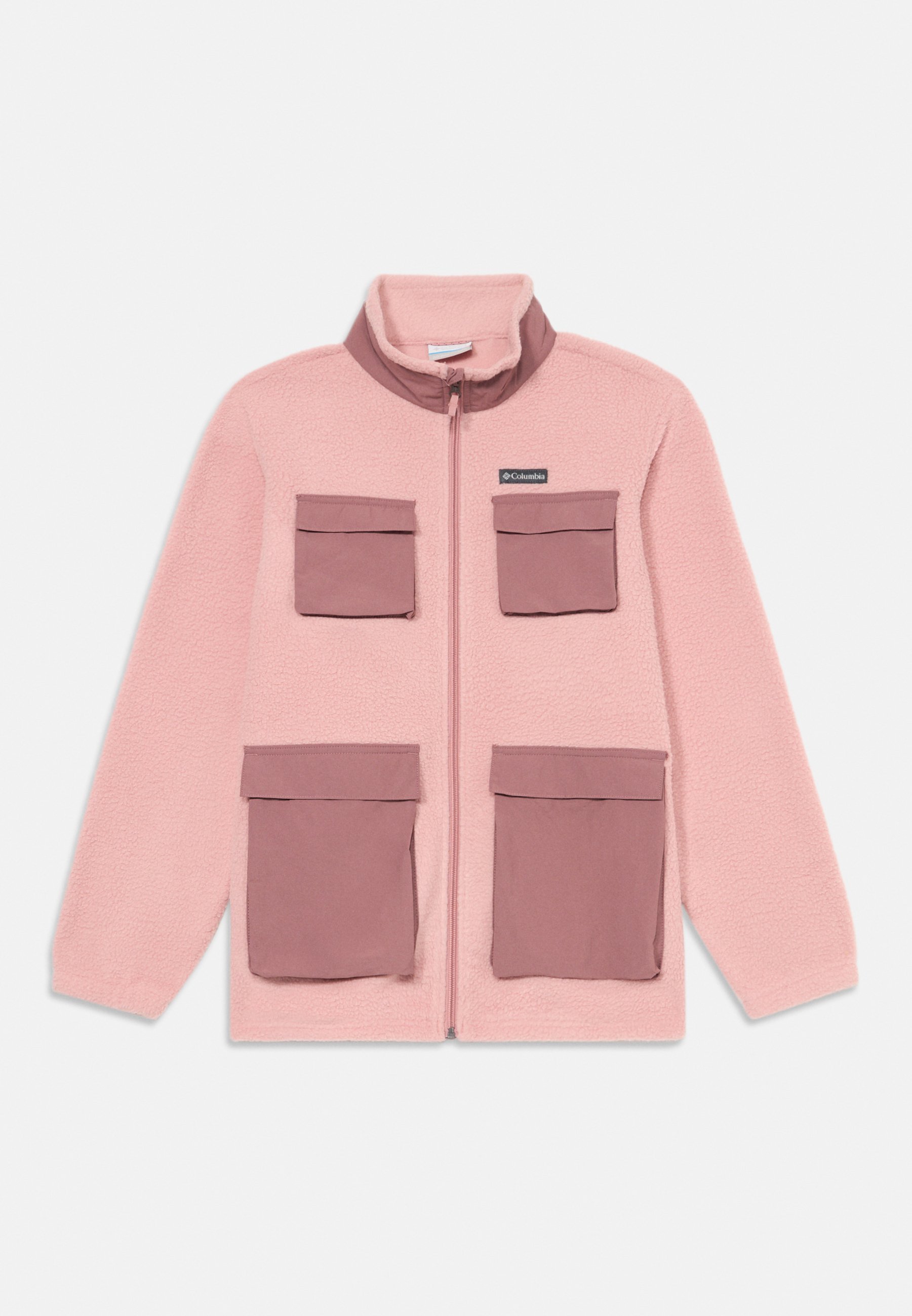 Veste polaire unisexe Columbia JASPER RIDGE à fermeture éclair intégrale - rose gomme/fig.