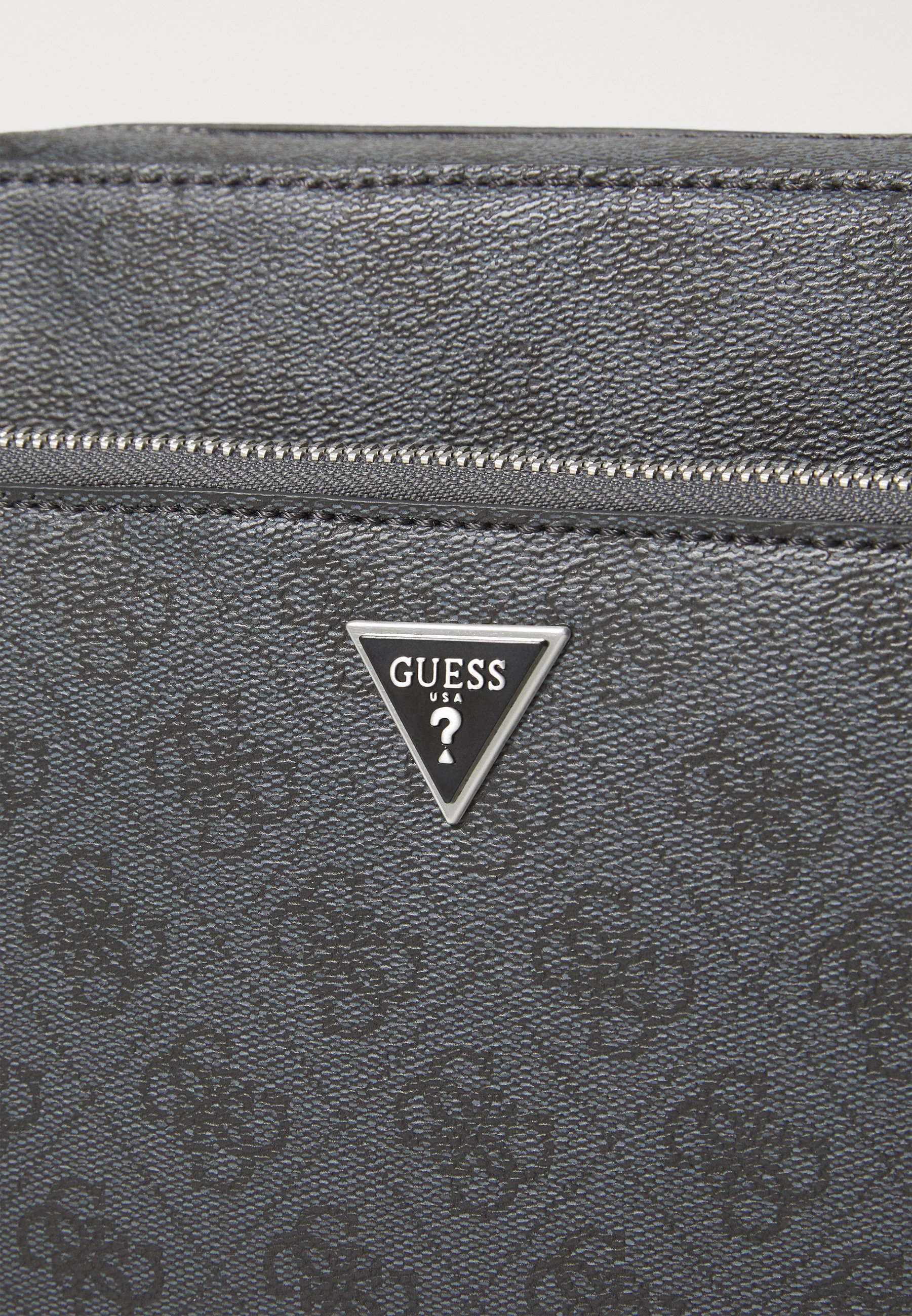 Guess MILANO DOUBLE CROSSBODY - Bolsa transversal - preto/lima