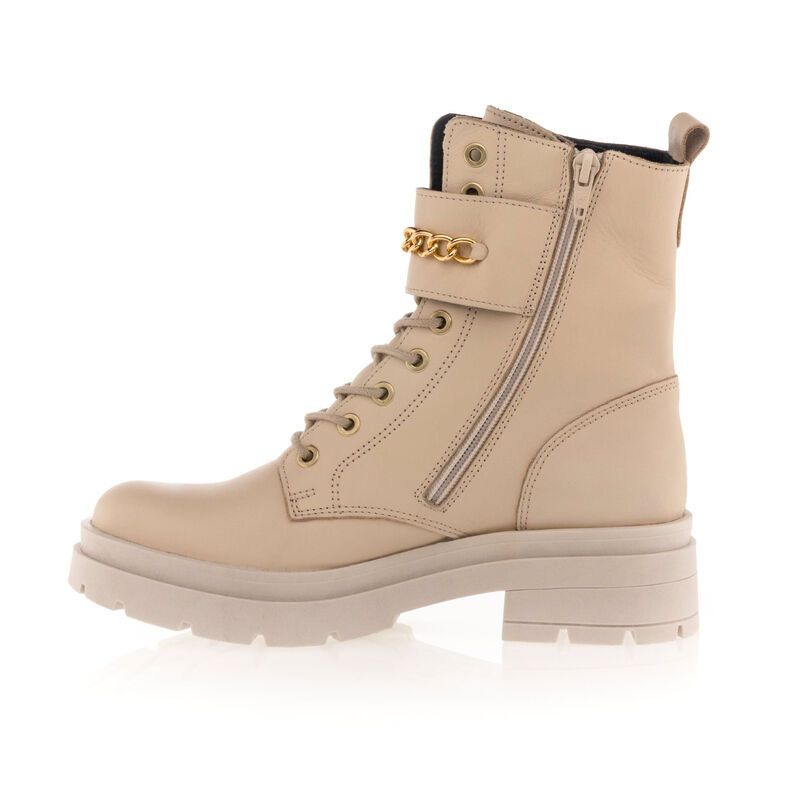 Beige dameslaarzen / enkellaarzen