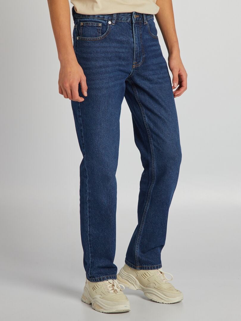 Pantalones vaqueros rectos - AZUL