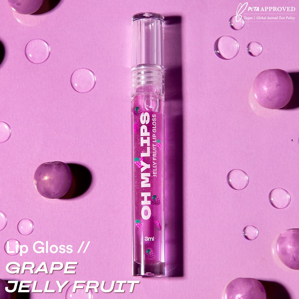 „Oh My Lips“ želė vaisių skonio lūpų blizgis Lūpų blizgiai