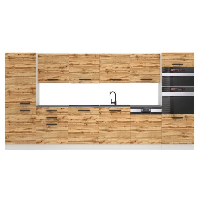 Cucina completa - B BELINI GROUP - NAOMI - Rovere Wotan - 360 cm - Design contemporaneo