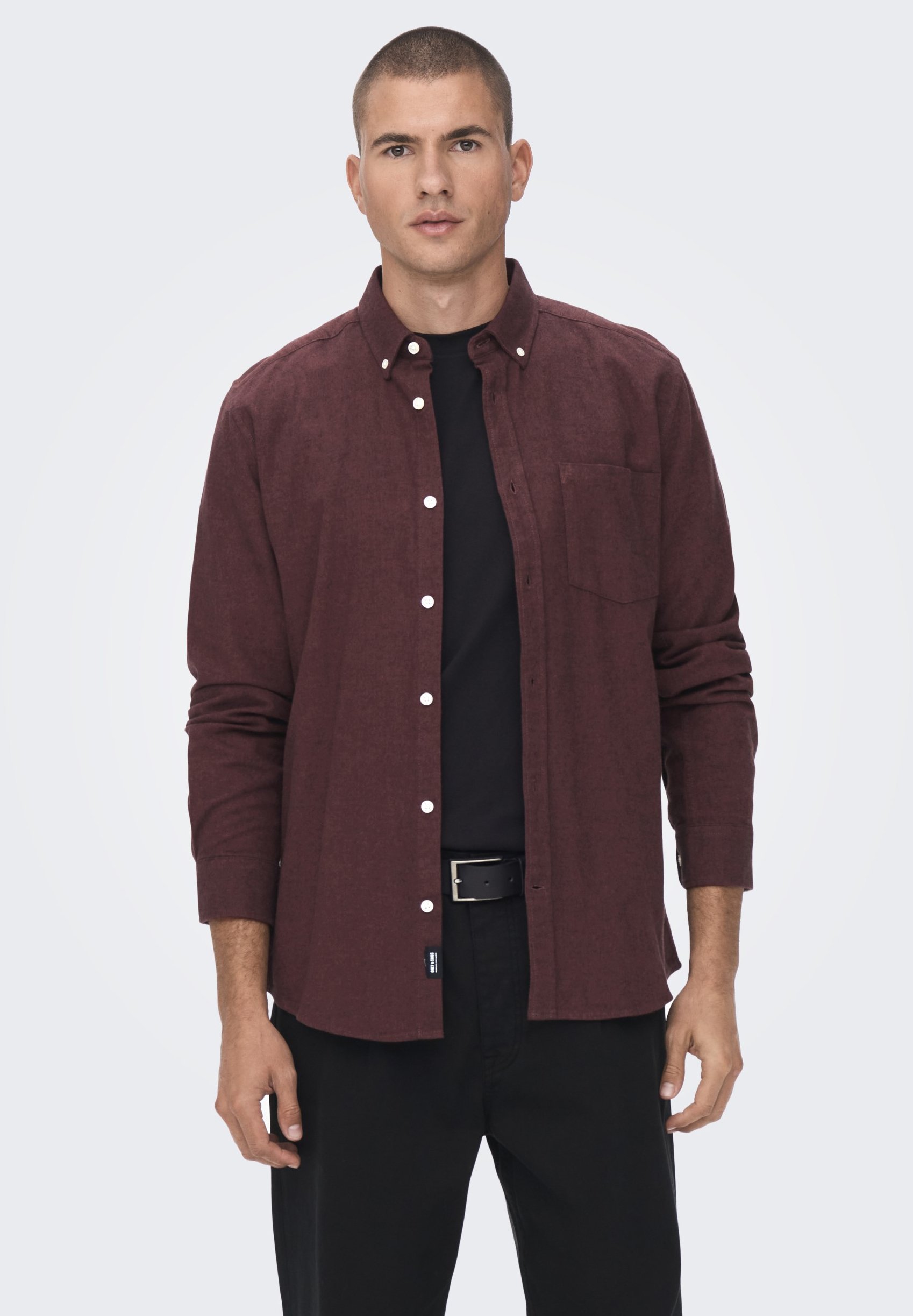 Only & Sons ONSNIKO LIFE SHIRT - Shirt - gebrande henna