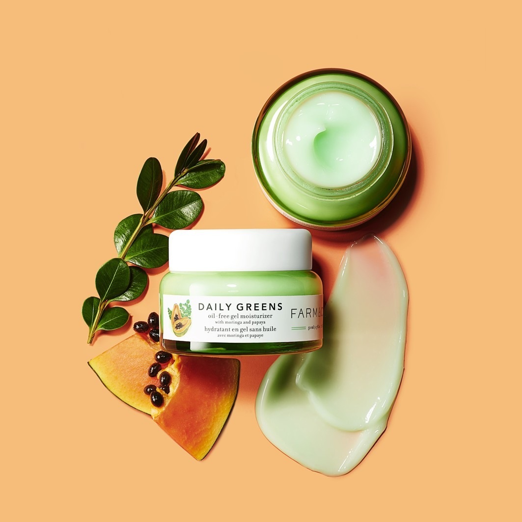 FARMACY sejas želeja Daily Greens bez eļļas mitrinošais gēls ar moringu un papaiju - 50 ml