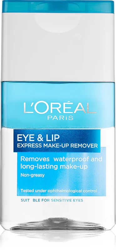 L'Oréal Paris Skin Perfection Zwei-Phasen-Make-up-Entferner für Augenpartie und Lippen