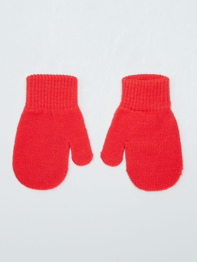 Conjunto de 2 pares de luvas - VERMELHAS
