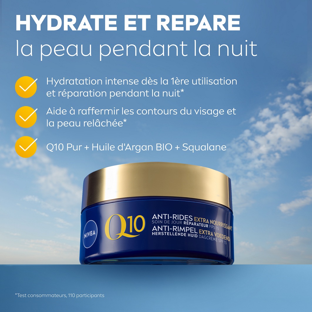 NIVEA Crème visage nuit Anti-Rides Extra nourrissant peaux sèches