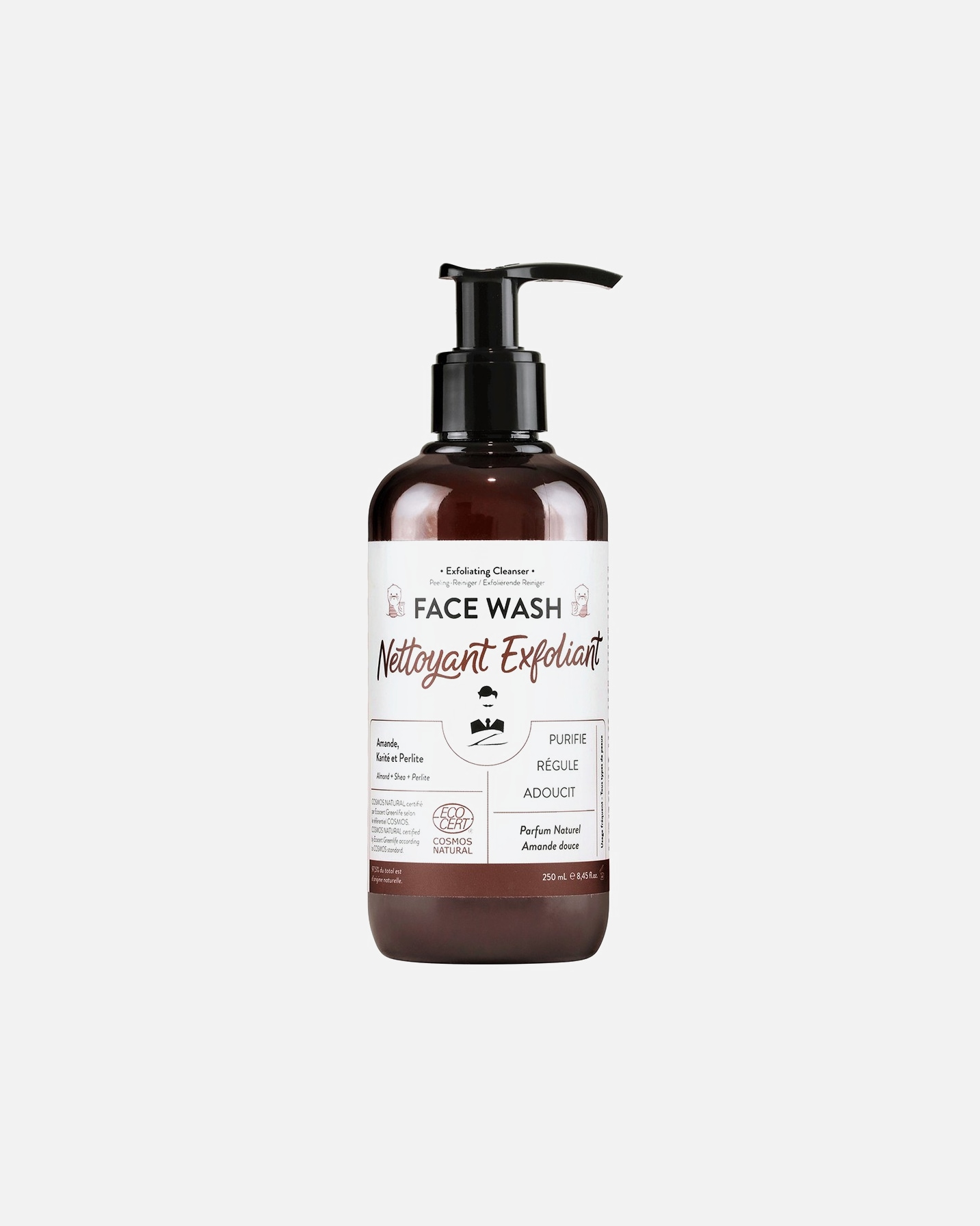 Monsieur Barbier Rensegel Eksfolierende Ansiktsrens - 250 ml
