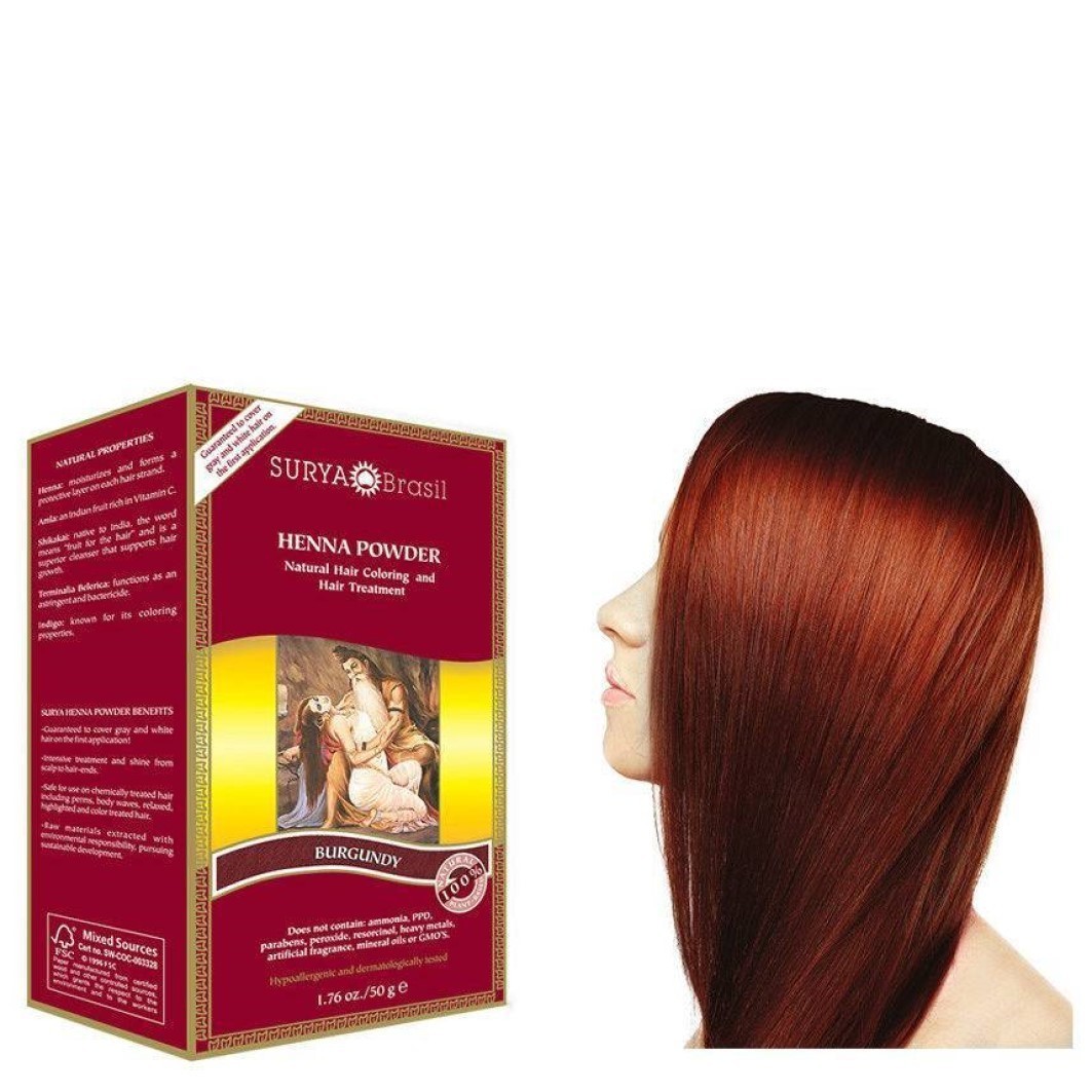 Surya Brasil matu krāsas hennas pulveris - 50g