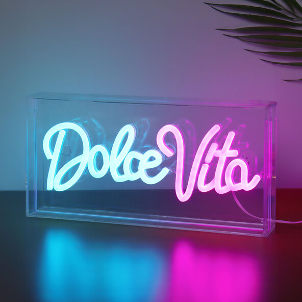 LED-Schild Dolce Vita