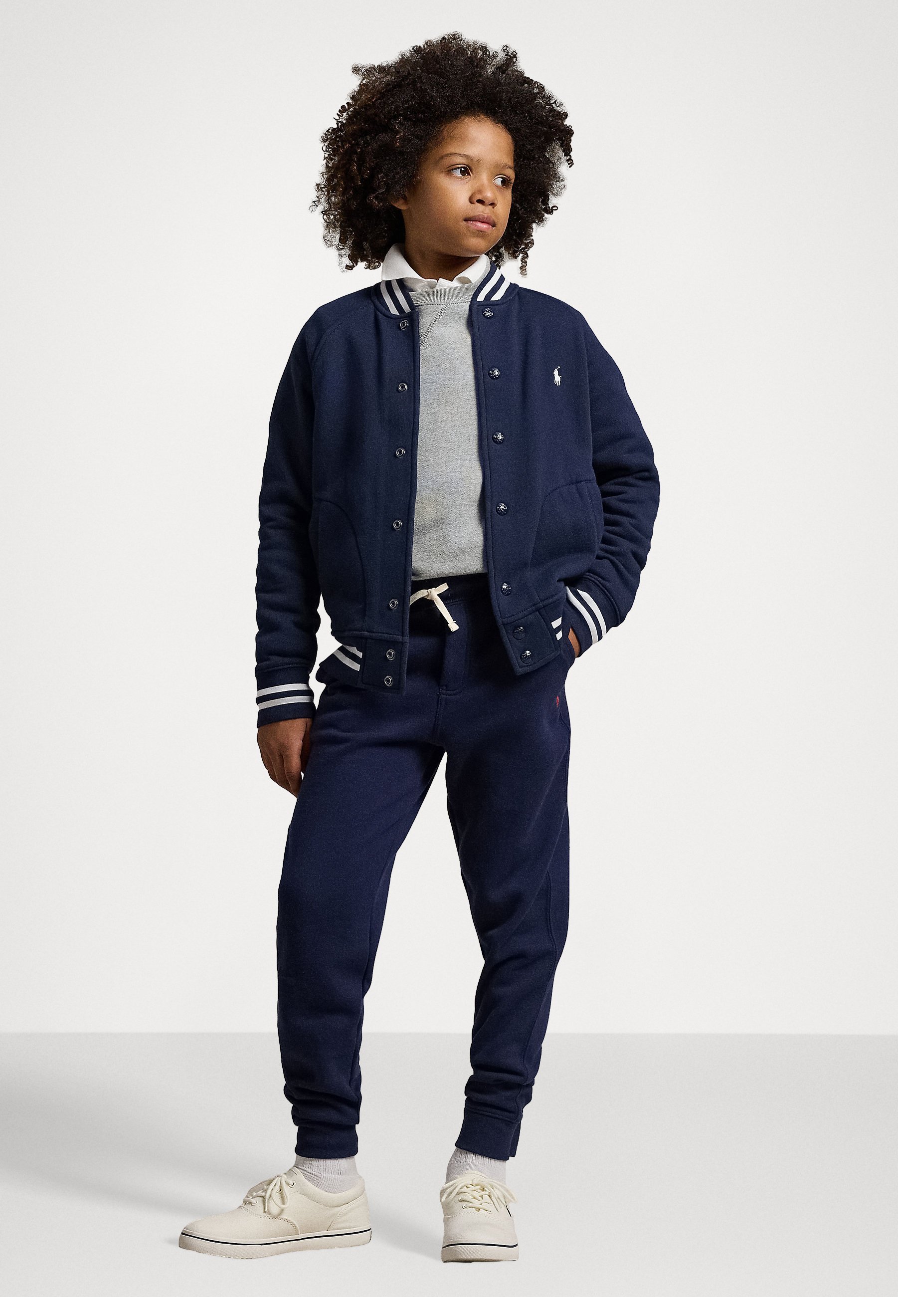 Polo Ralph Lauren VÊTEMENTS D'EXTÉRIEUR - Sweat-shirt zippé - Bleu marine raffiné