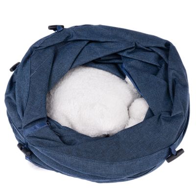 TIAKI Kattetunnel med plysmåtte