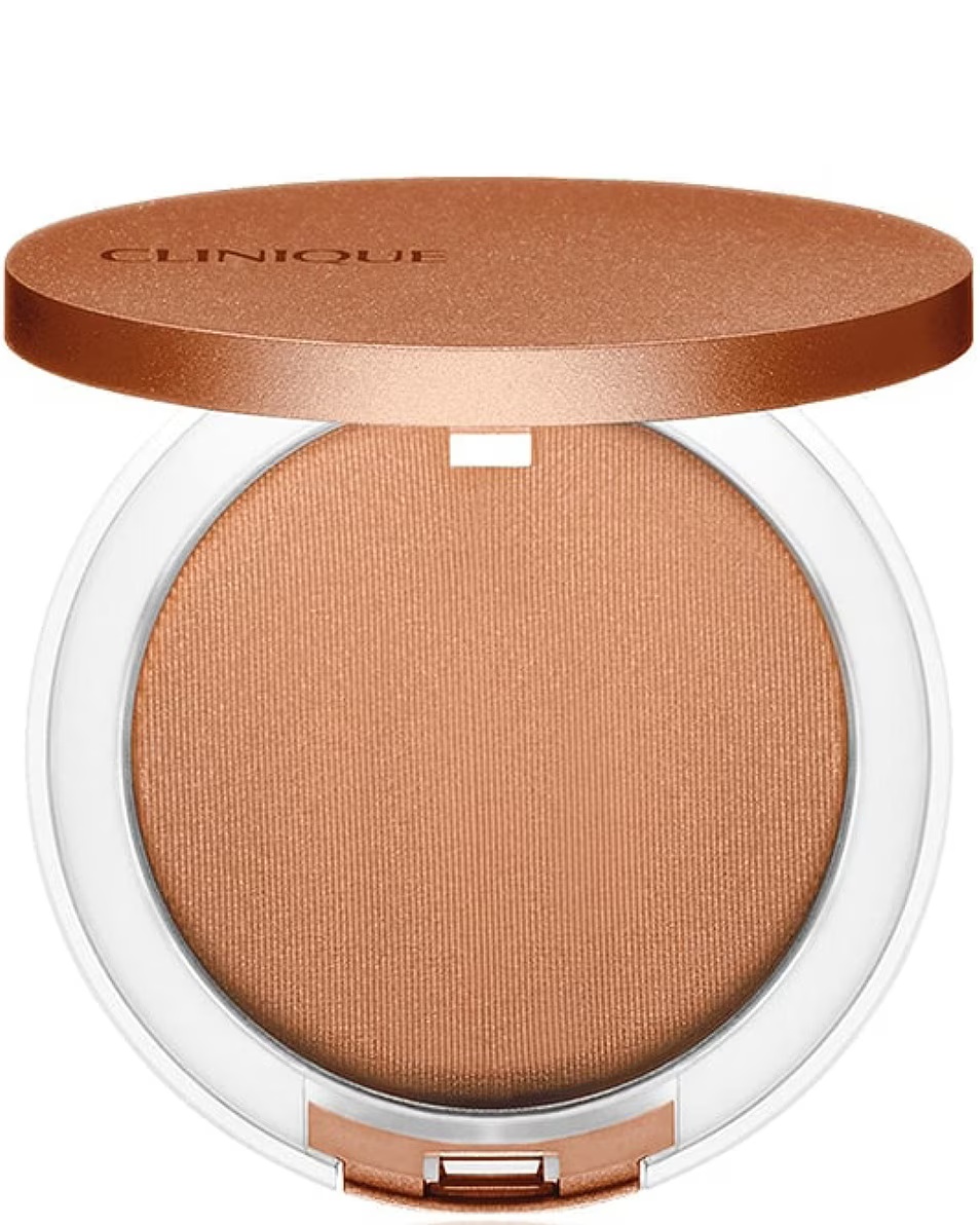 Bronzer pudră compactă CLINIQUE TRUE BRONZE™ - de lungă durată și fără ulei