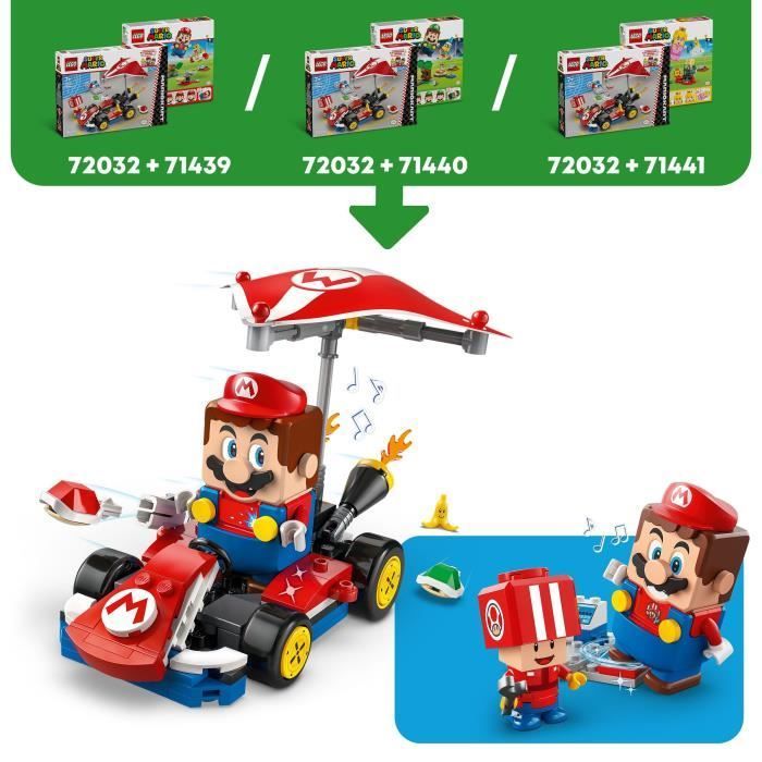 LEGO Super Mario 72032 Mario Kart – Kart standard - Jouet voiture pour enfants dès 7 ans