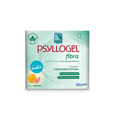 Sobres de Psyllogel para el alivio del estreñimiento, fibra, pomelo, 20 sobres