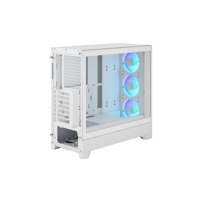 PC-kabinett - FRACTAL DESIGN - FD-C-POA2A-04 - Pop 2 Air TG RGB - ATX-formfaktor - 3 vifter med profilerte blader - hvit