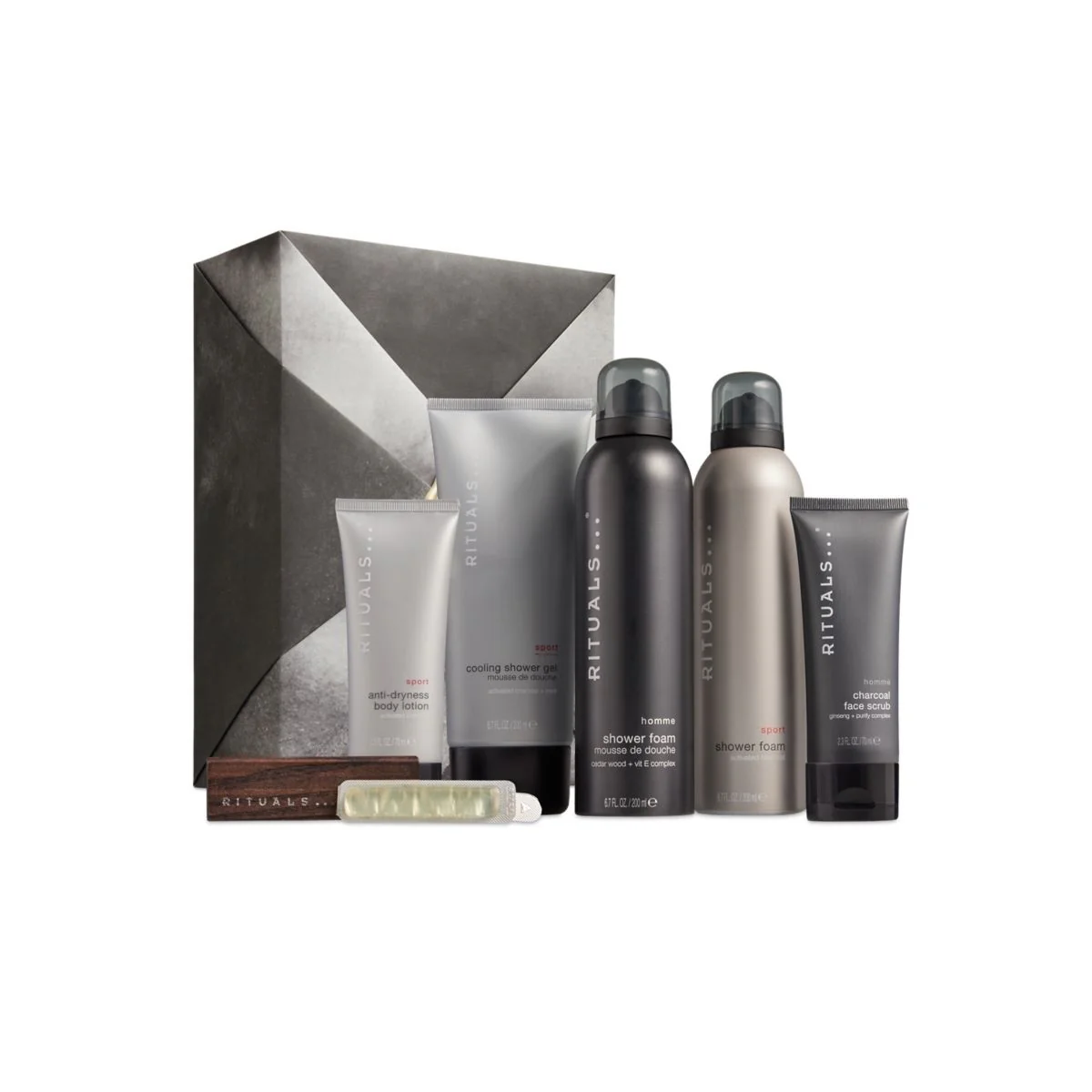Homme Men's Bath & Body Gift Set Large - Homme & Sport Collection - Cofanetto Corpo