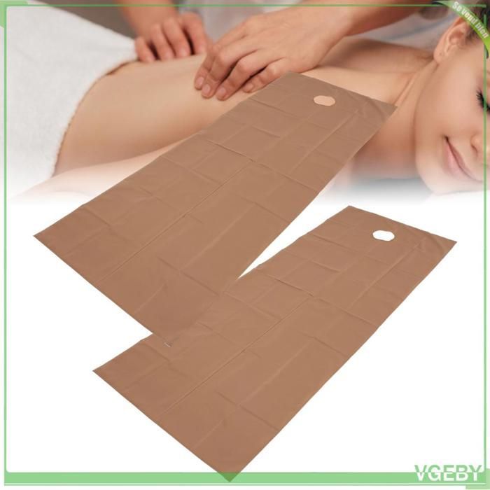 Fafeicy 2 piezas Sábana para camilla de masaje, sábana para cama de salón de belleza, funda para mesa de masajes, color café intenso