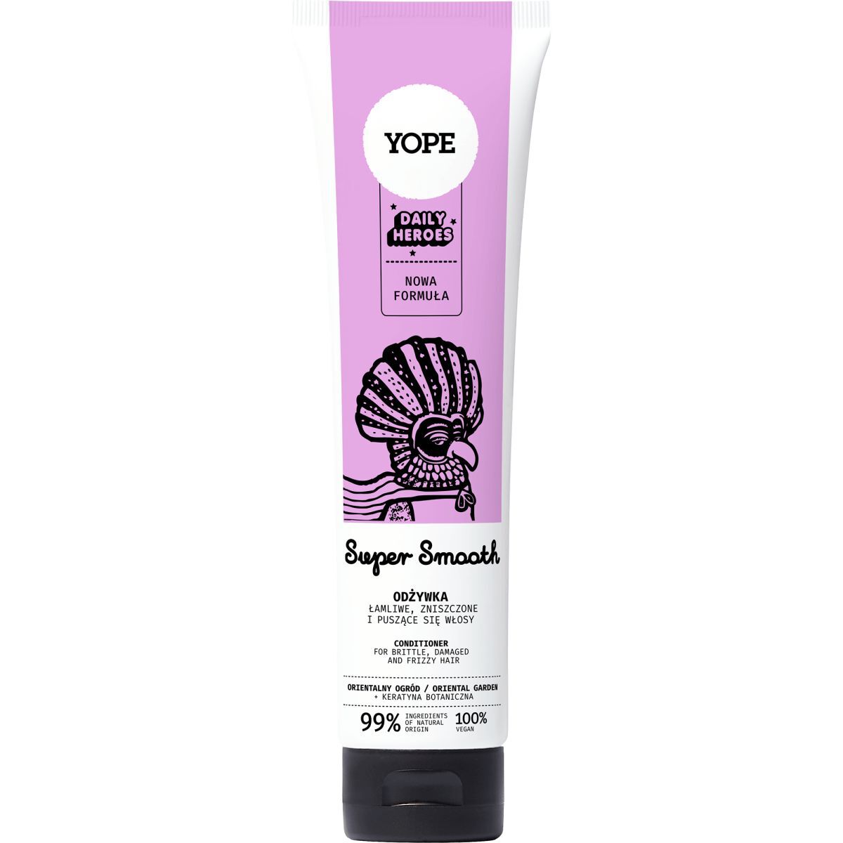 Yope Naturligt Balsam för Torrt och Skadat Hår 170ml Oriental Garden