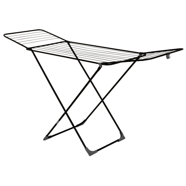 Suszarka na pranie stojąca H200 183x55x99 cm czarna VELKEA