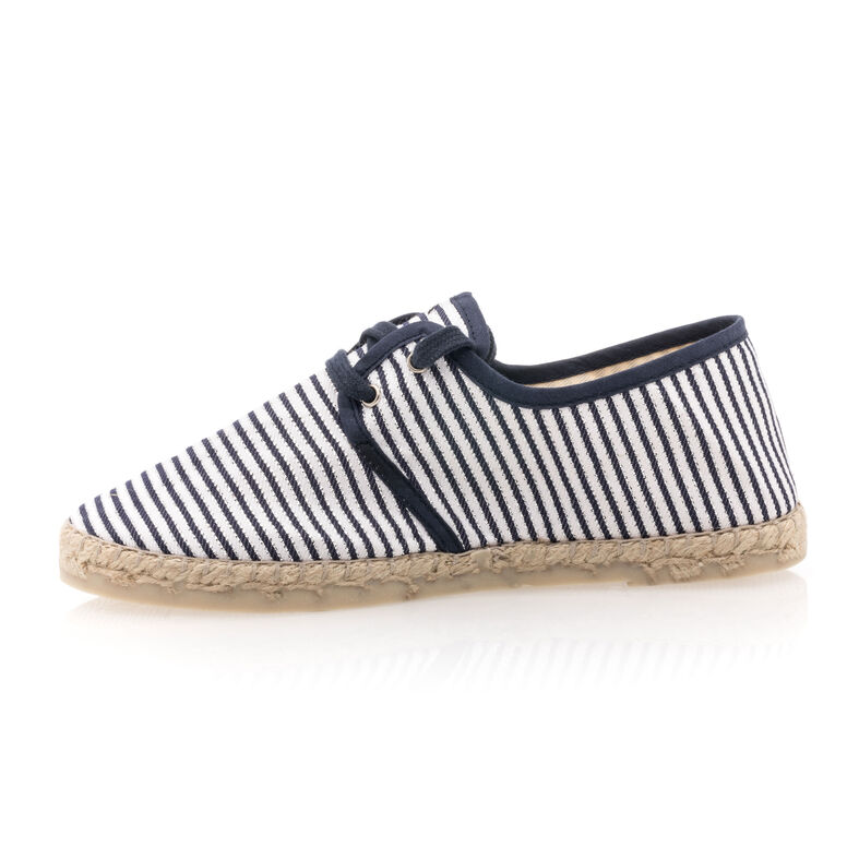 Blå espadriller med tausåler til dame