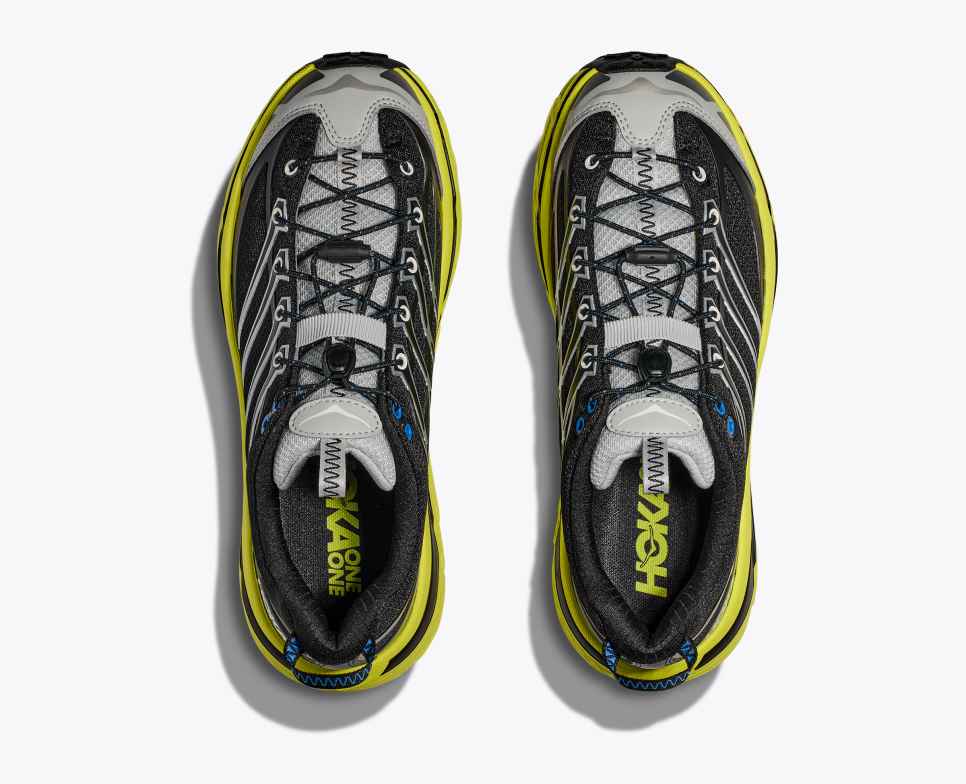 HOKA Mafate Three2 Black / Hoka Citrus