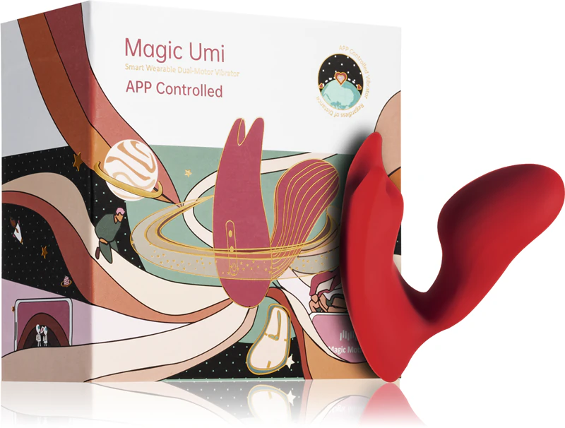 Vibrador de motor duplo Magic Motion UMI Smart Wearable