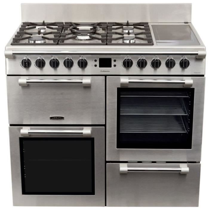 LEISURE CK100F324X Mixed Cooker - 6 Burners - 3 Oven - Energy Class A - Stainless Steel