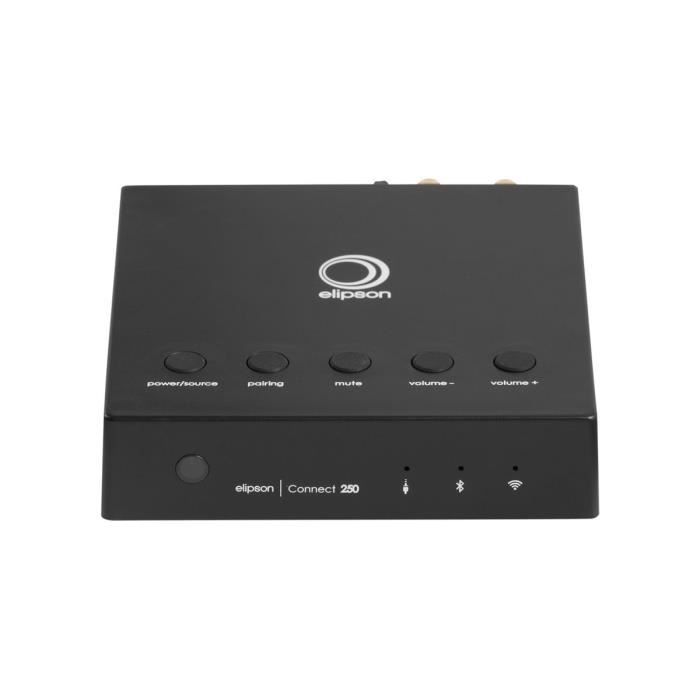 Amplificatore stereo HiFi Elipson Connect 250 - Nero - Bluetooth - Wi-Fi