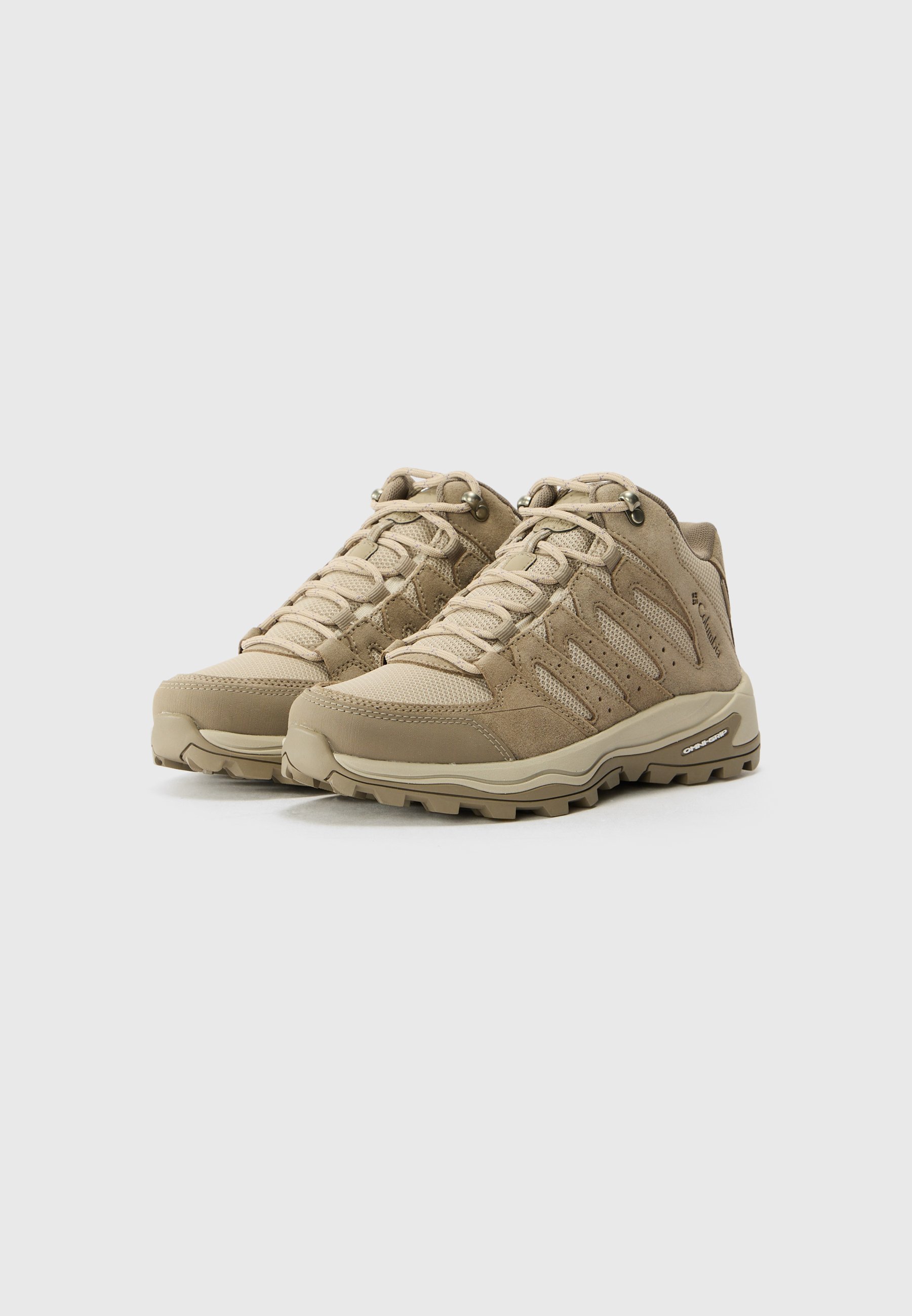 Columbia REDMOND - Buty trekkingowe - mokry piasek/granit fioletowy