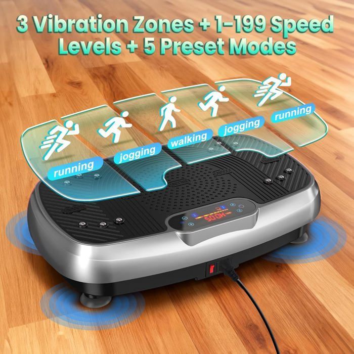 Vibrating platform - METTLEMATIC - Improved dual motors - 3D vibration 13 mm - 160 kg capacity - Bluetooth