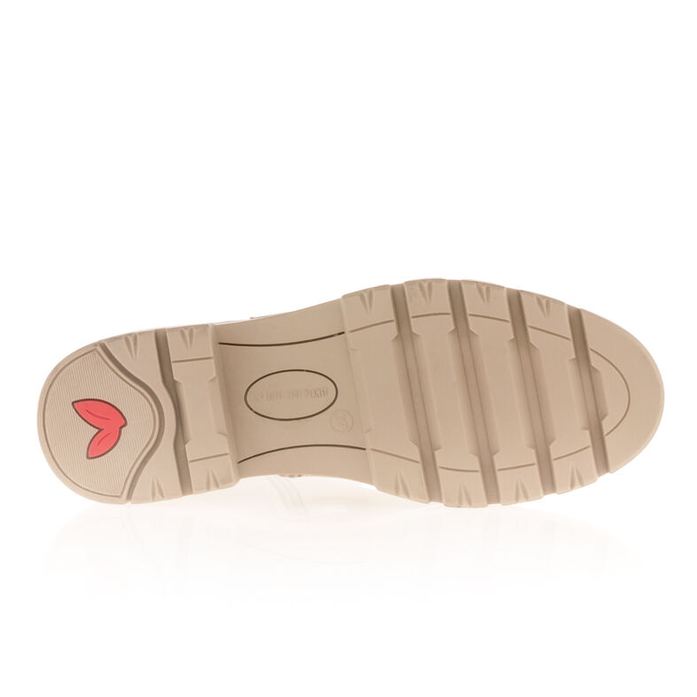 Beige Damenstiefel / Stiefeletten