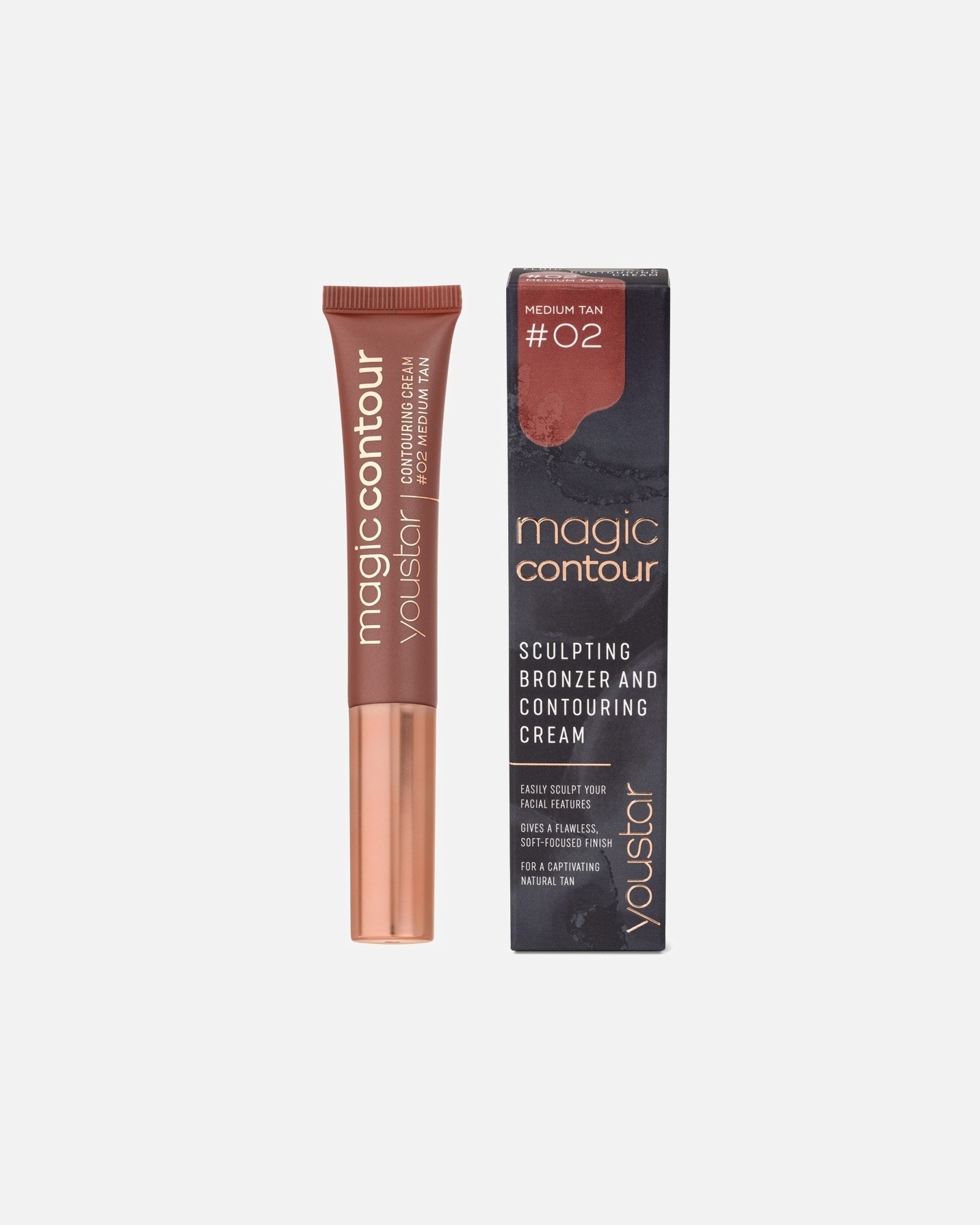 youstar konturna olovka MAGIC CONTOUR krema za konturu - 02 Mittlerer Braunton