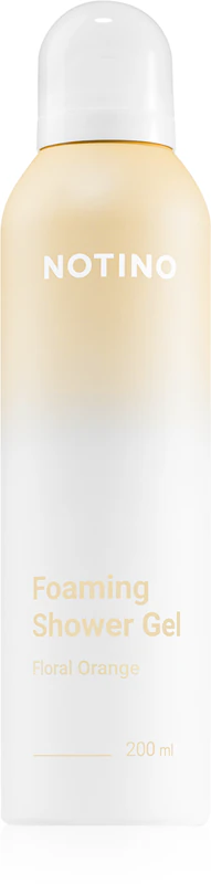 Espuma de banho Notino com aroma floral de laranja.