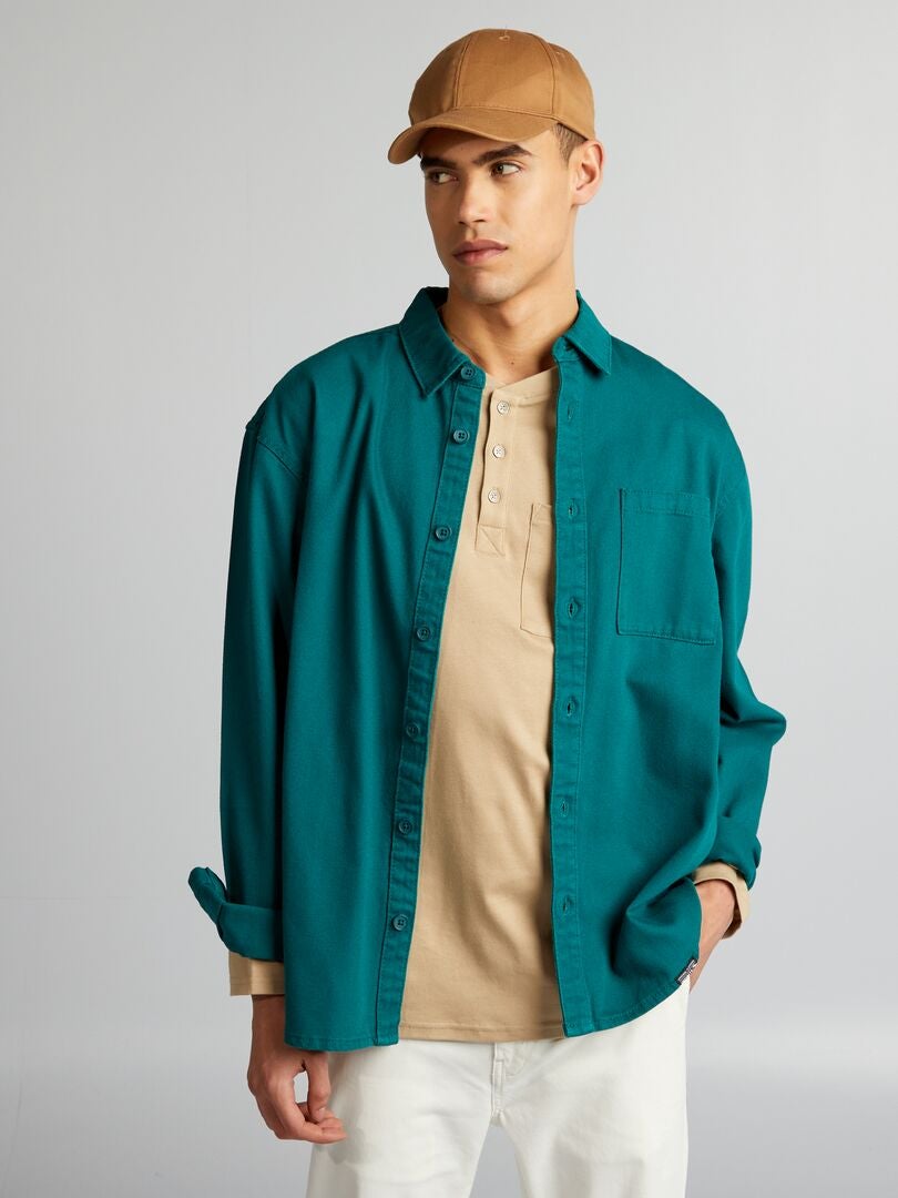 Koszula Twill - ZIELONA